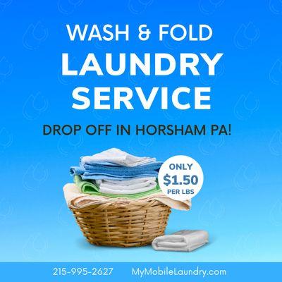 Wash & Fold walk-ins!