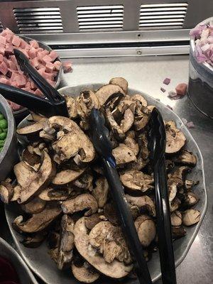 Believe it or not, these are supposed to be "fresh" white mushrooms.