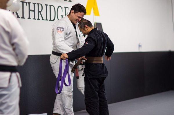 Lester promoted to Brown belt