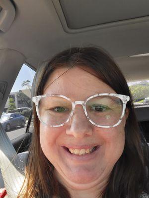 My new glasses are great! Happy Customer.