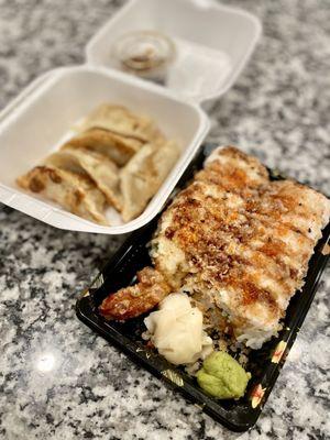 Gyoza and Mikado Roll