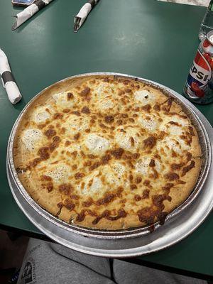 Gluten free white pizza