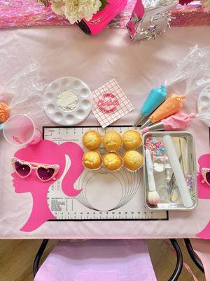 Barbie Birthday Party at Sugar Blossom Bake Shop!