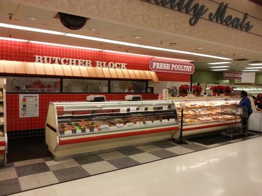 One of my favorite stops while here. Meat counter in a classic way.