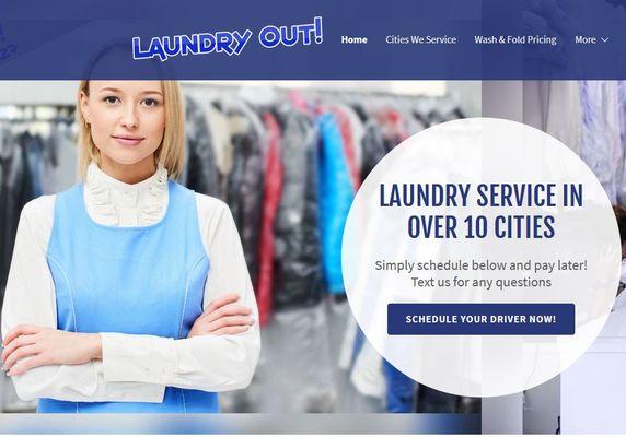 Hottest New - On Demand retail laundry service, at your finger tips.