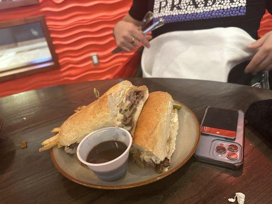 Pub steak sandwich