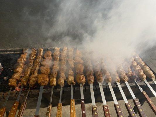 BBQ ( ikibr) Lulya kebab (Beef, chicken)