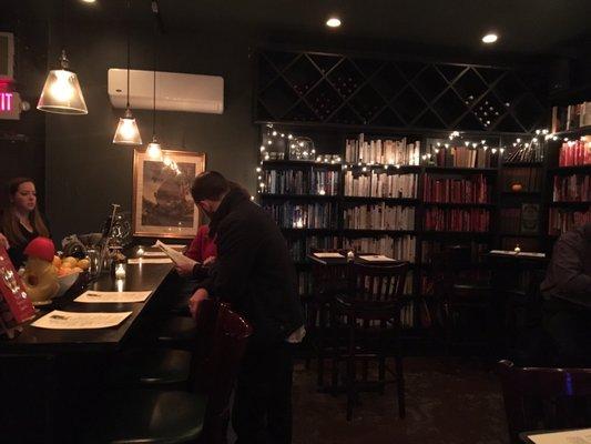 The Reading Room is a bar inside an intimate library!