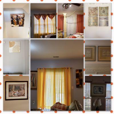 Picture and Curtain Hanging