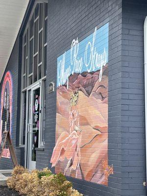 Margo Price "Strays" on the Grimey's mural!