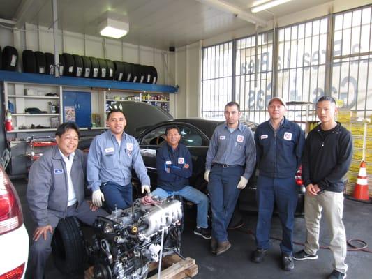 John, Ron, and the rest of the La Brea Gas team.