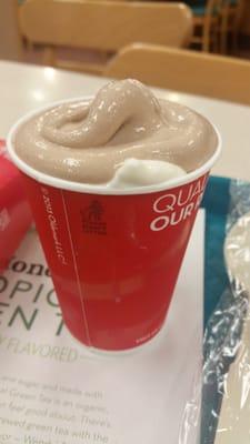 Small frosty (half vanilla, half chocolate) 99 cents