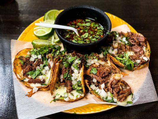 Birria tacos $7.99