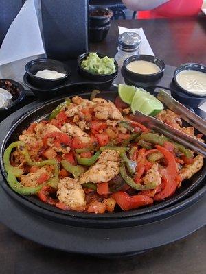 Chicken fajitas