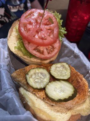 Cajun Chicken Breast sandwich