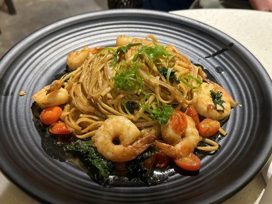 Asian shrimp noodles