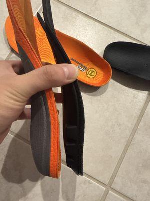 You can tell how wrong they were on the insole.