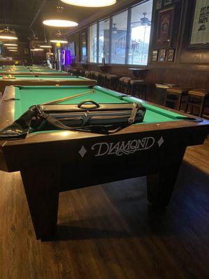 New 8' Diamond pool table.