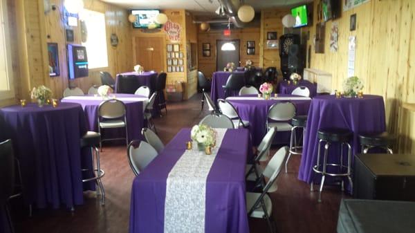 Riley's Sports Bar & Grill, Janesville, WI, has a private room perfect for your banquet, reception or party!