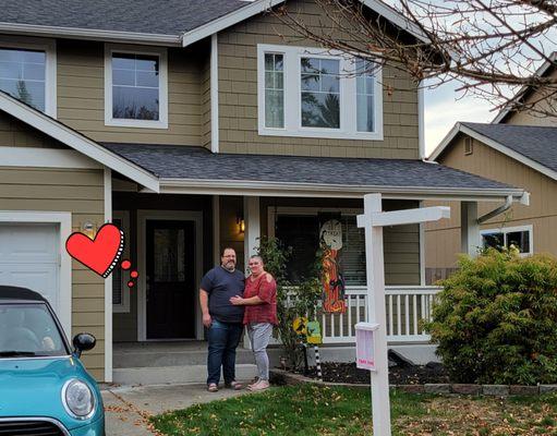 With the help of the Dorman team, we bought our very first house!