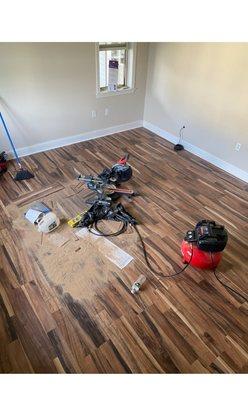 Flooring installation