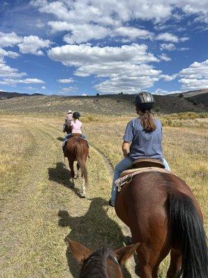 Beautiful views of the high desert landscape!