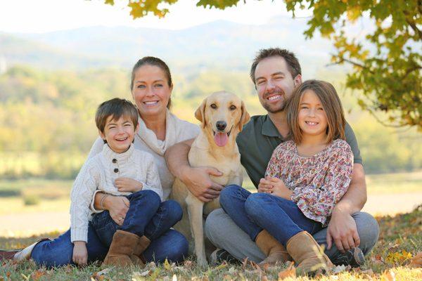 Dr. Mary Beth Hearn with her family.