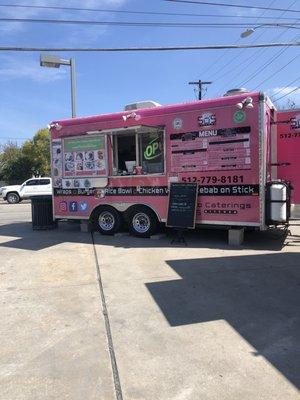 Food truck next to Gyro Center & Austin Chaiwala. Indian/Pakistani, Chinese and American options :)