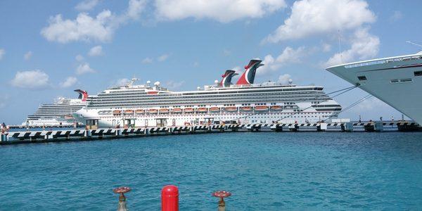 Carnival docked in Mexico