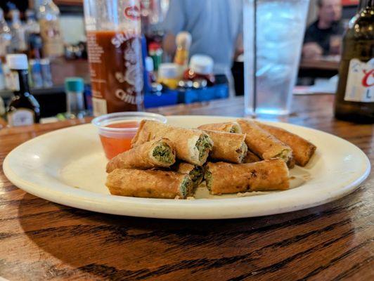 Lumpia with sweet n sour sauce