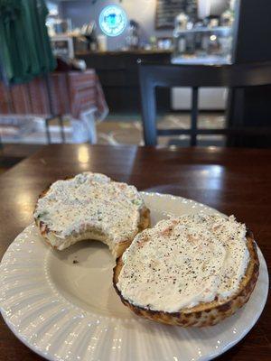 Bagel with Lox Cream-Cheese.