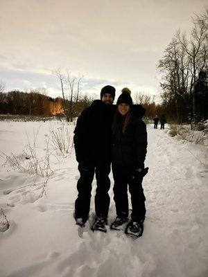 Snowshoeing