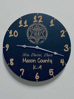 Award Trophy or Personalized gift in Puyallup. We can create the perfect wall clock just for you