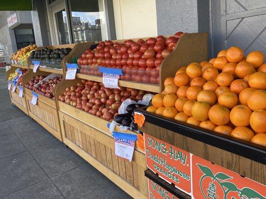 Front of the market