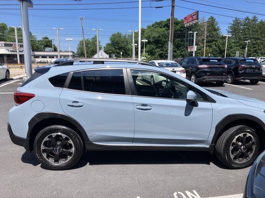 LOVE my baby blue Subaru Crosstrek!