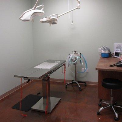 Modern surgery suite makes anesthesia as safe as possible for your pet.