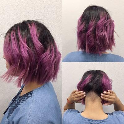 Violet lob with undercut