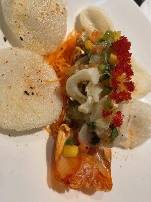 Rock lobster ceviche