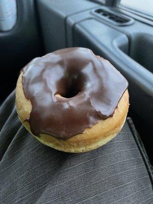 Worst donut I've ever had.  I hate grocery store donuts but I hate this one even more. Super small, stale and minimal frosting.