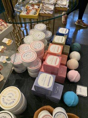 Bath bombs and more body butter selections!