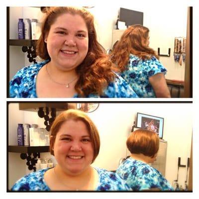 Before and after! Susan at Studion H (865)216-1712 http://www.studioswestsalon.com/