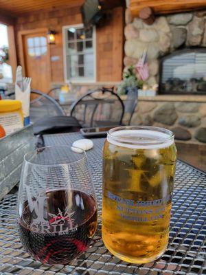 Wine & Beer & Outdoor seating