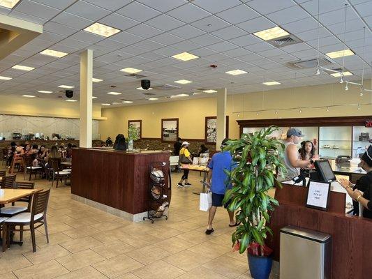 Dining room and bakery