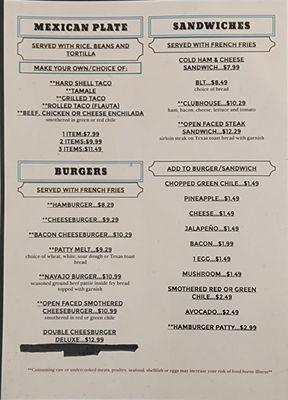 Lunch and Dinner Menu 2