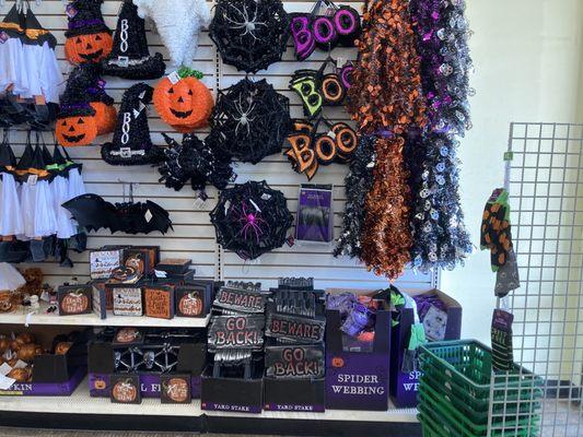 Halloween merchandise