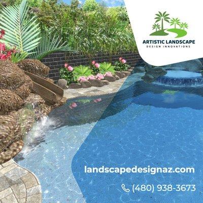 Landscape Designer 85143 3D & 2D landscape Design renderings San Tan Valley Landscape Architecture Artistic Landscape & Desig...