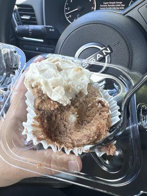 Apple cinnamon cupcake