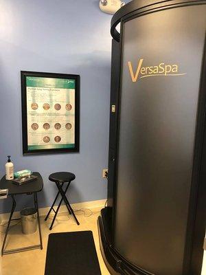 The Versa Spa beauty treatment sunless tanning