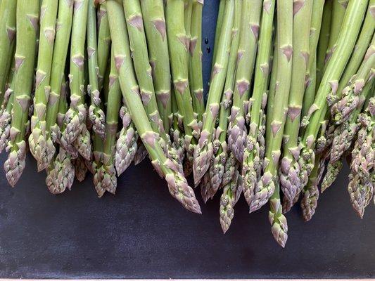 Local asparagus