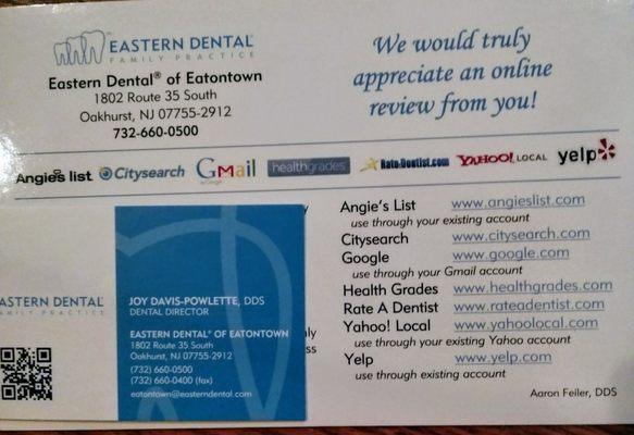 If you are looking for a compassionate or interested Dentist . Do Not Go to Dr. Joy Davis Powlette .